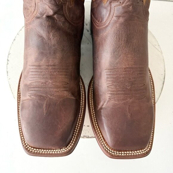 NEW Rod Patrick Mens Cowboy Boots Size 3A Perro Loco Brown Western Square Toe - Picture 7 of 12